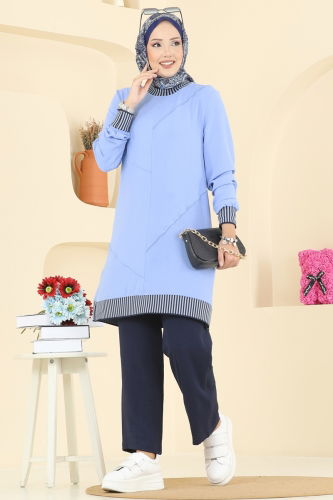 S.L. - Combined 2635SL432 Baby Blue & Navy Blue