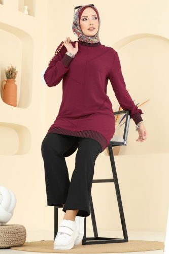 S.L. - Combined 2635SL432 Burgundy & Black