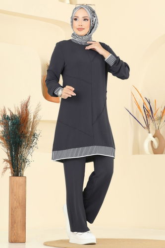 S.L. - طقم رمادي غامق 2635SL432