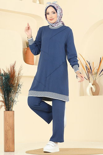 moda selvim Combined 2635SL432 Indigo - Thumbnail