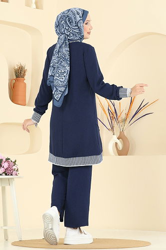 moda selvim Combined 2635SL432 Light Navy Blue - Thumbnail