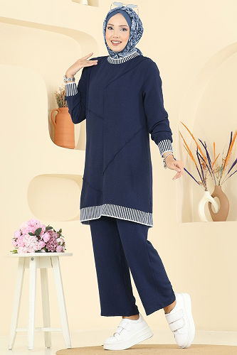 moda selvim Combined 2635SL432 Light Navy Blue - Thumbnail