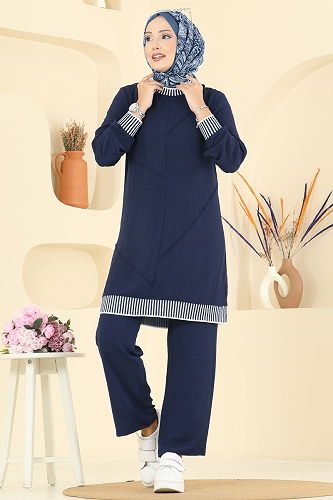 moda selvim Combined 2635SL432 Light Navy Blue - Thumbnail