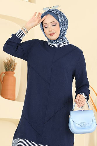 moda selvim Combined 2635SL432 Light Navy Blue - Thumbnail