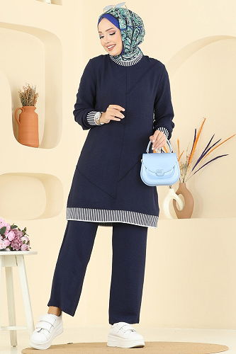 moda selvim Combined 2635SL432 Navy Blue - Thumbnail