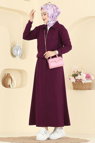 moda selvim Combined 2636MSZ1172 Damson - Thumbnail