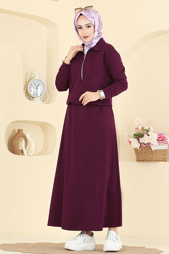 moda selvim Combined 2636MSZ1172 Damson - Thumbnail