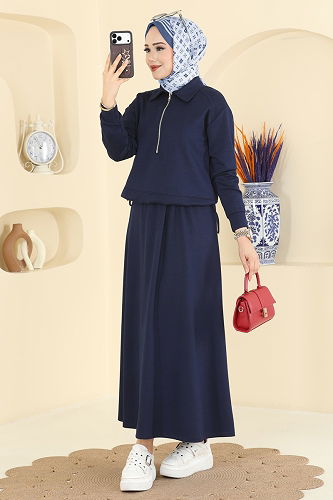 moda selvim Combined 2636MSZ1172 Dark Navy Blue - Thumbnail