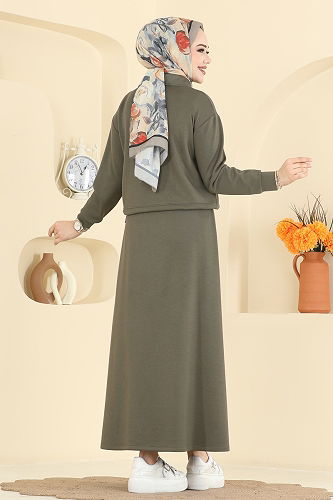 moda selvim Combined 2636MSZ1172 Khaki - Thumbnail