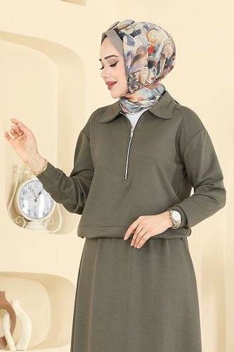 moda selvim Combined 2636MSZ1172 Khaki - Thumbnail