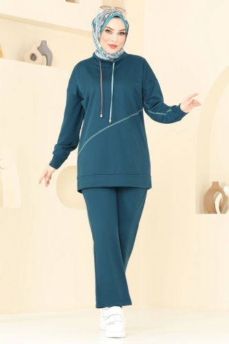 moda selvim طقم بترولي 2636SL432 - Thumbnail
