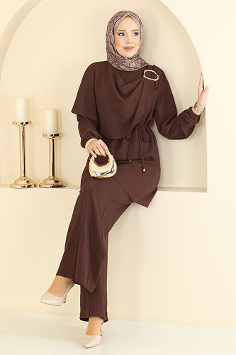 moda selvim Combined 2639MSZ1172 Dark Brown - Thumbnail