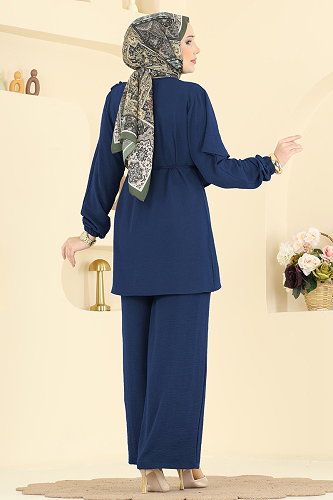 moda selvim طقم ازرق 2639MSZ1172 - Thumbnail