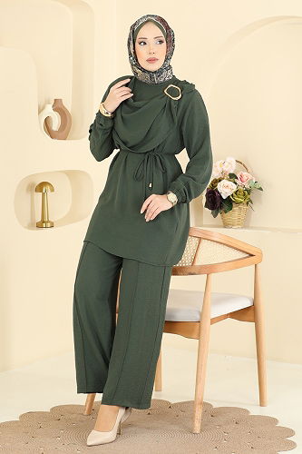 moda selvim Combined 2639MSZ1172 Khaki - Thumbnail