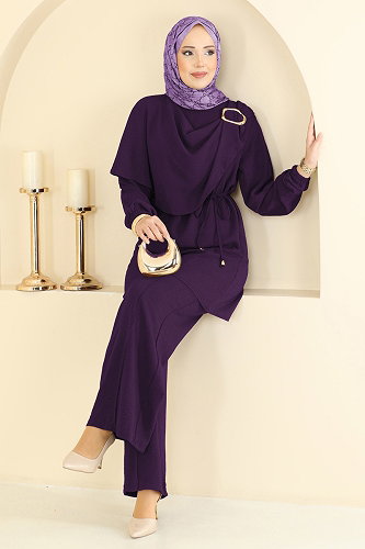 moda selvim Combined 2639MSZ1172 Purple - Thumbnail
