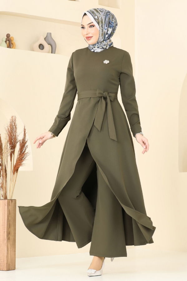 Modaselvim خصم صافٍ20%+20% في سلة التسوق طقم اخضر عفني 2640SL432