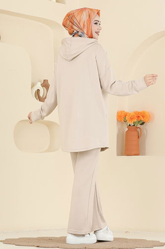 moda selvim طقم بيج 2642MSZ1172 - Thumbnail