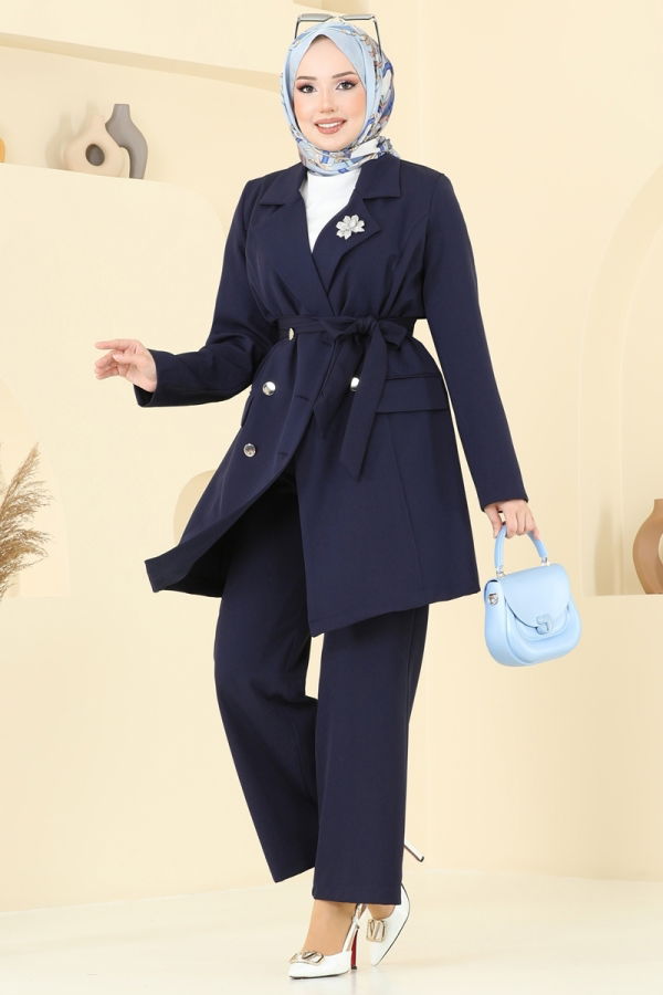 Modaselvim NET 20%+20% DISCOUNT IN THE CARD Combined 2643SL432 Navy Blue