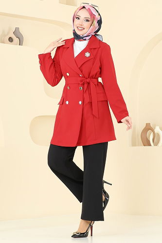 moda selvim Combined 2643SL432 Red & Black - Thumbnail