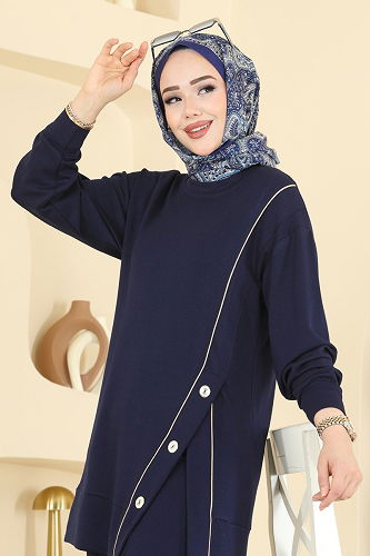 moda selvim طقم كحلي 2644MSZ1172 - Thumbnail