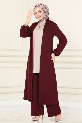 A.S.M.K. - Combined 2649ASMK1074 Burgundy&Vision