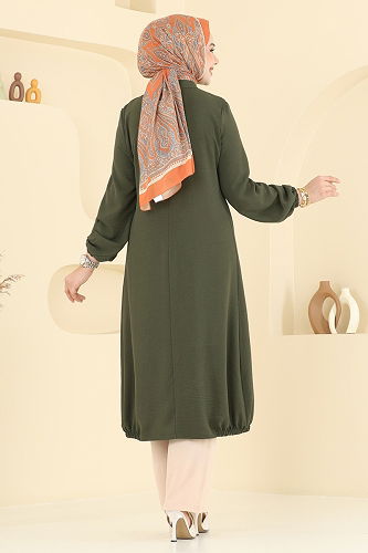 moda selvim طقم اخضر عفني 2652SL432 - Thumbnail