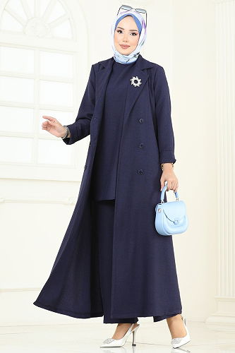 moda selvim Combined 2653SL432 Dark Navy Blue - Thumbnail