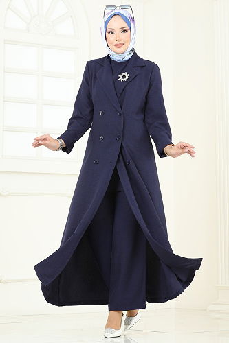 moda selvim Combined 2653SL432 Dark Navy Blue - Thumbnail