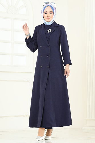 moda selvim Combined 2653SL432 Dark Navy Blue - Thumbnail