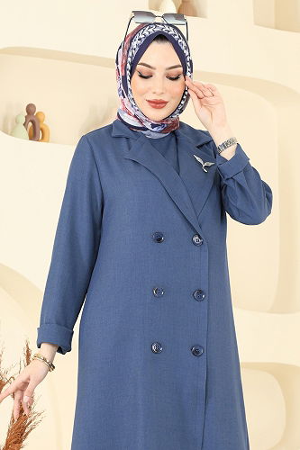 moda selvim طقم ازرق 2653SL432 - Thumbnail