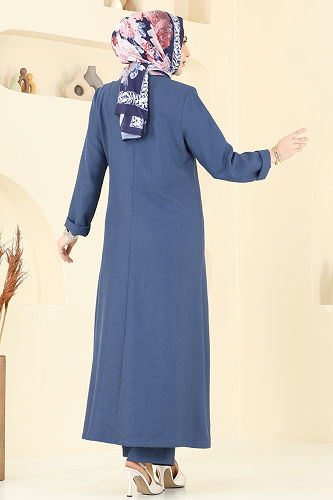 moda selvim طقم ازرق 2653SL432 - Thumbnail