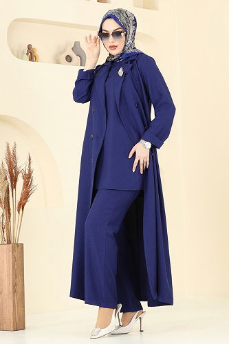 moda selvim Combined 2653SL432 Navy Blue - Thumbnail