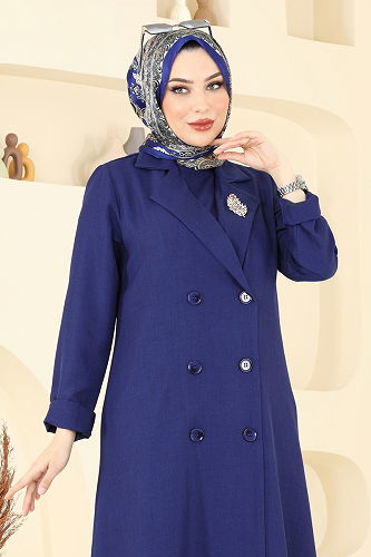 moda selvim طقم كحلي 2653SL432 - Thumbnail