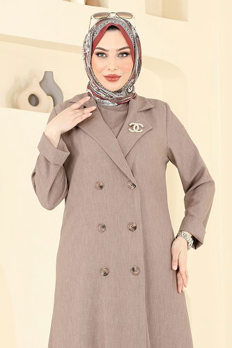 moda selvim طقم بيج 2653SL432 - Thumbnail