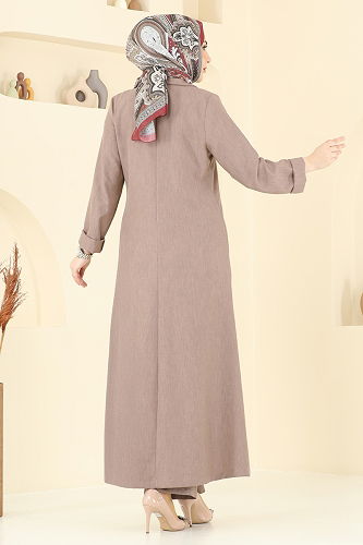 moda selvim طقم بيج 2653SL432 - Thumbnail