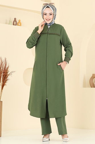 moda selvim Combined 2654SL432 Almond Green - Thumbnail