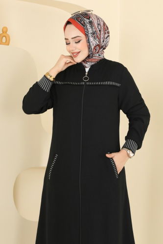 moda selvim طقم أسود 2654SL432 - Thumbnail