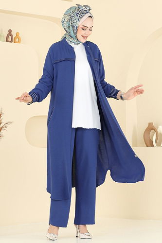 moda selvim Combined 2654SL432 Indigo - Thumbnail