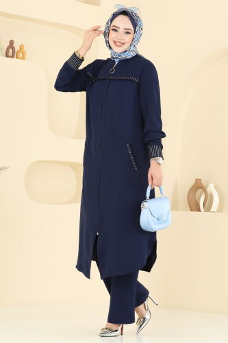 S.L. - Combined 2654SL432 Navy Blue