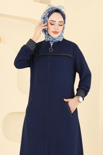 moda selvim طقم كحلي 2654SL432 - Thumbnail