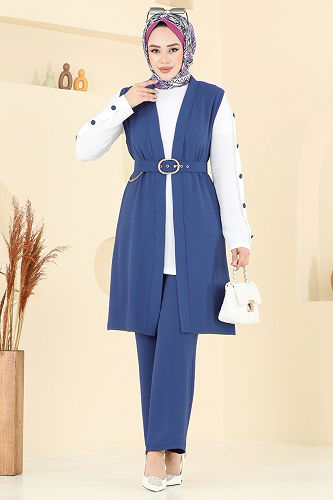 moda selvim Combined 2660SL432 Light Indigo - Thumbnail