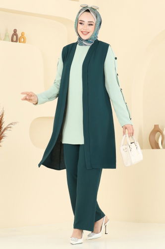 moda selvim Combined 2660SL432 Petroleum&Mint - Thumbnail