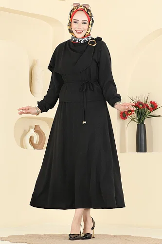 moda selvim طقم أسود 2663MSZ1172 - Thumbnail