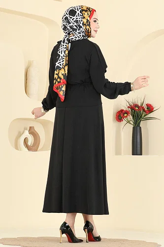 moda selvim طقم أسود 2663MSZ1172 - Thumbnail