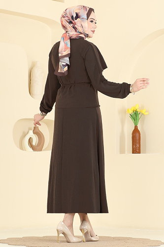 moda selvim Combined 2663MSZ1172 Brown - Thumbnail