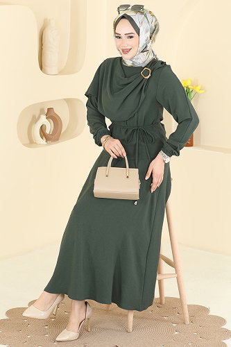 moda selvim طقم اخضر عفني 2663MSZ1172 - Thumbnail