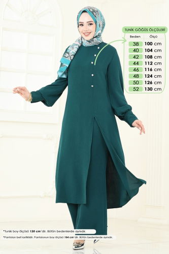 moda selvim طقم بترولي 2664SL432 - Thumbnail