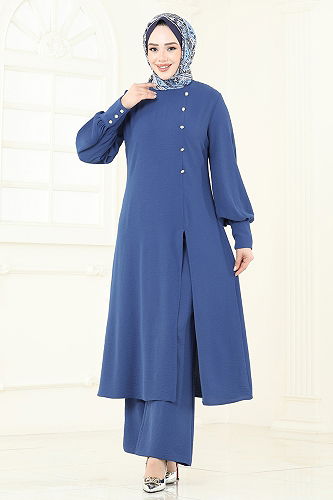 moda selvim Combined 2664SL890-M Light Indigo - Thumbnail