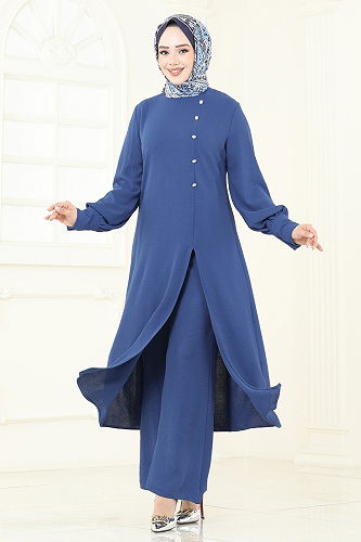 moda selvim Combined 2664SL890-M Light Indigo - Thumbnail