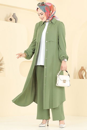 moda selvim Combined 2666SL432 Almond Green - Thumbnail